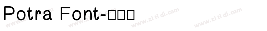 Potra Font字体转换